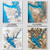 Personalized wooden map decor – 3D layered geography art